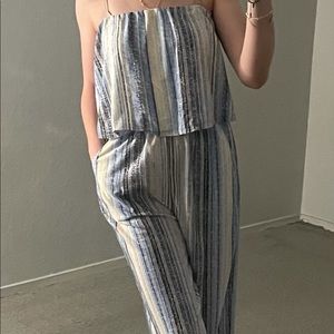 Overall, size M, color gray and black